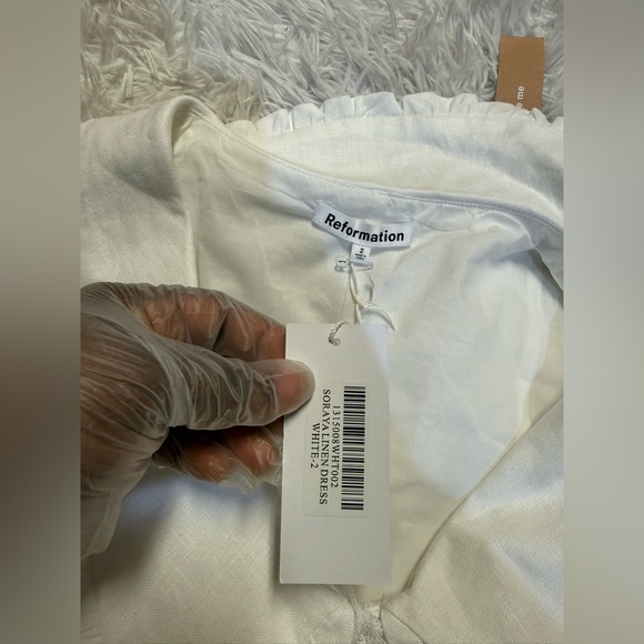 REFORMATION Soraya Linen Dress - Picture 9 of 16